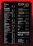 Jídelní a nápojový lístek